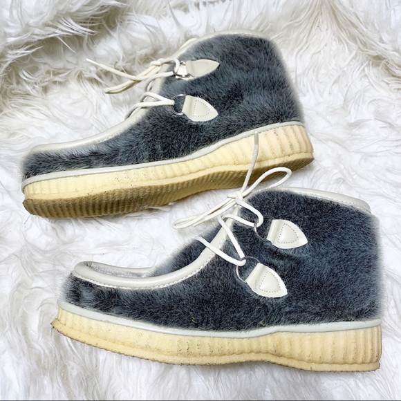 Maple Leaf Shoe Co. Shoes - Vintage Maple Leaf Shoe Co. faux seal skin boots.
